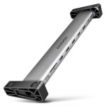 AXAGON HMC-10HLS, USB 5Gbps hub, 4x USB-A, USB-C, HDMI 4k/60Hz, PD 100W, kabel USB-C 25cm