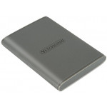 Transcend ESD360C 1TB, USB 20Gbps Type C, Externí SSD disk (3D NAND flash), kompaktní rozměry, šedý