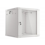 LANBERG Nástěnná jednodílná skříň 19", 12U/600x600 (v rozloženém stavu) šedá (RAL7035)   V2