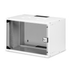 DIGITUS DN-49202 Nástěnná skříň 7U, SOHO PRO, nesmontovaná, 19", 370 x 540 x 400 mm, šedá (RAL 7035)