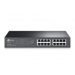 TP-Link TL-SG1016PE PoE switch, 16x GLAN (8x PoE+), 802.3af/at, 110W budget