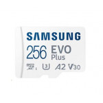 Samsung EVO Plus/micro SDXC/256GB/160MBps/UHS-I U3 / Class 10/+ Adaptér