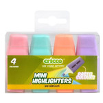 Zvýrazňovač Cricco mini, sada 4 pastelových barev