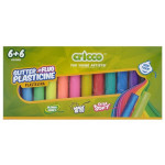Modelovací hmota Cricco, 12 barev, 180 g (6+6)