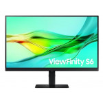 SAMSUNG MT LED LCD Monitor 27" ViewFinity S6 (S60D) IPS,2560x1440,350cd/m2,5ms,1000:1,DP,HDMI,3xUSB,RJ45,Pivot,VESA 