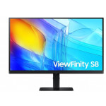 SAMSUNG MT LED LCD Monitor 27" ViewFinity S8 (S80D) IPS,3840×2160,350cd/m2,5ms,1000:1,DP,HDMI,3xUSB,Pivot,Height Adju.
