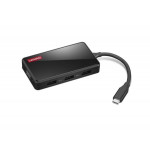 Lenovo Dock CONS - Lenovo 100 - USB-C Travel (100W max), 3x USB-A, 1x HDMI, 1x VGA