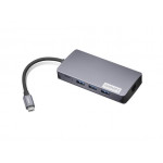 Lenovo Dock CONS - Lenovo 150 - USB-C Travel (100W max), 1x USB-C, 3x USB-A, 1x HDMI, 1x VGA, 1x RJ45, 1x TF/SD čtečka