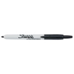 Permanentní popisovač Sharpie RT, 12ks, černý