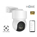 iGET HOME Camera CS8 White - bezdrátová venkovní 2K kamera, Auto tracking, krytí IP65, zvuk