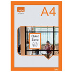 Nobo samodržící oboustranný magnetický rám na plakáty, A4, oranžový, 2 ks