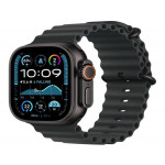 Apple Watch Ultra 2 (2024) 49mm Černý titan s černým oceánským řemínkem