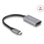 Delock Adaptér ze zástrčky USB Type-C™ na zásuvku HDMI (režim DP Alt), 4K 60 Hz, s HDR a HDCP