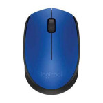 Logitech myš Wireless Mouse M171, optická, 2 tlačítka, modrá, 1000dpi