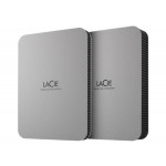 LACIE External Portable Hardrive 4TB USB 3.2 Gen 1 up to 5Gb/s USB-C, Space grey