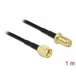 Delock Anténní kabel RP-SMA samec na RP-SMA samice LMR/CFD100 1 m low loss