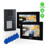 EVOLVEO DoorPhone AP2-2 drátový videotelefon pro dva byty s aplikací, černý