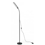 PLATINET stojací lampa SIGNUS 10W 84 LED 500 lumenů, černá, výška 150cm