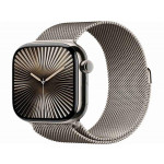 Apple Watch Series 10 42mm Cellular Přírodní titan s přírodním milánským tahem