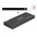 Delock HDMI Switch 5 x vstupní porty HDMI na 1 x výstupní port HDMI, 8K 60 Hz