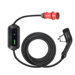 PLATINET přenosná nabíječka do automobilů, EV/PHEV AC TYP 2 11KW CEE 3F16A HOME LINE ČERNÁ s ADAPTÉREM SCHUCKO, 5m