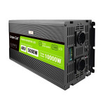 Green Cell PowerInverter - PowerInverter LCD 48V 5000W/10000W měnič do auta s displejem - čistá sinusovka