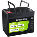 Green Cell Baterie CUBE LiFePO4 60Ah 12,8V 768Wh lithium-železo-fosfátová pro elektromotory, karavany, výtahy