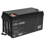 Green Cell AGM 12V 65Ah VRLA baterie Gel s hlubokým cyklem skútr sekačka loď člun sekačka traktor rybářský člun