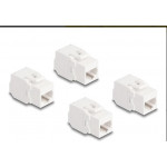 Delock Keystone Modul RJ45 jack Cat.6A UTP 4 ks