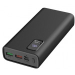 PLATINET POWER BANK 20000mAh Polymer PD 3.0 QC 3.0 LED Screen Black