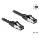 Delock Síťový kabel RJ45 Cat.8.1 S/FTP, délky 2 m, černá