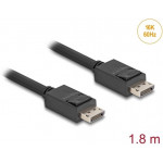 Delock DisplayPort kabel 16K 60 Hz 80 Gbps 1,8 m