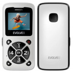 EVOLVEO EasyPhone ID, mobilní telefon pro seniory, bílá