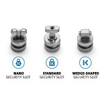 Kensington ClickSafe 3 v 1 kotevní sada pro T-Bar, Wedge, Nano Slots