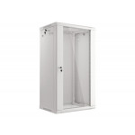 LANBERG 19" RACKOVÁ SKŘÍŇ PRO MONTÁŽ NA STĚNU 22U/600X450 (v rozloženém stavu) ŠEDÁ  V2