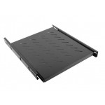 LANBERG 19" POSUVNÁ POLICE 1U/463X550MM MAX. NOSNOST DO 60 KG ČERNÁ 