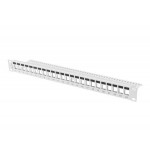 LANBERG PATCH PANEL BLANK 24 PORTŮ 1U PRO MODULY KEYSTONE ŠEDÝ 