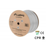LANBERG LAN KABEL CAT.6A UFTP 305M SOLID CU LSZH GREY CPR + FLUKE PASSED 