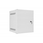 LANBERG RACKOVÁ SKŘÍŇ 10" PRO MONTÁŽ NA STĚNU 6U/280X310 PRO VLASTNÍ MONTÁŽ S KOVOVÝMI DVEŘMI ŠEDÁ  (PLOCHÉ BALENÍ)