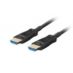 LANBERG KABEL HDMI M/M V2.1 100M OPTICKÝ ČERNÝ AOC 