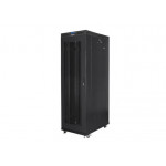 LANBERG 19" VOLNĚ STOJÍCÍ RACKOVÁ SKŘÍŇ 42U/800X1200 (v rozloženém stavu) SE SÍŤOVÝMI DVEŘMI LCD ČERNÁ  V2