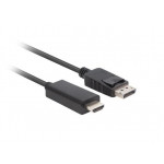 LANBERG DISPLAYPORT(M) V1.1 ->HDMI(M) KABEL 1,8M ČERNÝ 