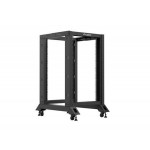 LANBERG OTEVŘENÝ RACK 19" 18U 600X800 ČERNÝ 
