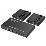 PremiumCord HDMI 1-2 splitter+extender po CAT6/6a/7, UHD 4K@30Hz až na 70m