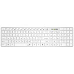Genius Slimstar 126 Klávesnice, drátová, CZ+SK layout, Copilot klávesa, USB,tenká, bílá