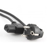 GEMBIRD Kabel síťový  1,8m VDE 220/230V napájecí, pravoúhlý konektor