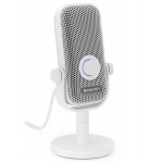 Endorfy Solum Voice S Onyx Mikrofon, drátový, stojánek, pop-up filtr, RGB podsvícení, 3,5mm jack, USB-C, red. na USB-A, bílá