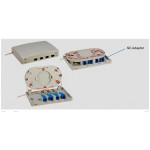 OPTIX FTTH BOX pro 4 vlákna pouze pro spojky SC