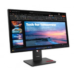 Lenovo LCD T27qd-40 27" 2560x1440 IPS/6ms/350 cd/m2/1500:1/Repro/HDMI/2xDP/3xUSB-A/3xUSB-C/RJ45/Pivot/Height Adj./Tilt/VESA/černá