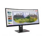 Lenovo LCD T34wd-40 + MC60 34" zakřivená/3440x1440/6ms/300cd/m2/3000:1/Repro/HDMI/DP/3xUSB-A/3xUSB-C/RJ45
